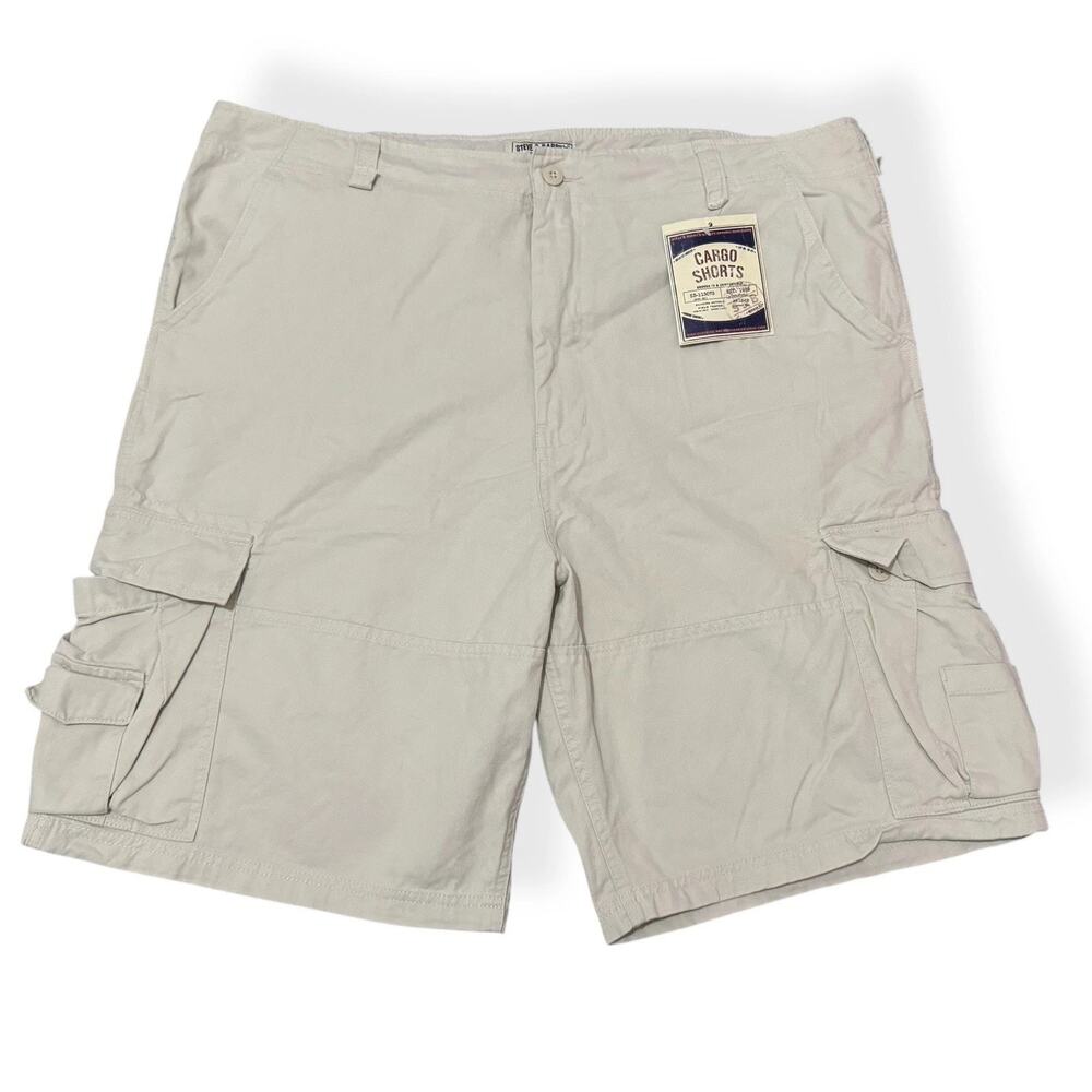 Steve And Barry’s Cargo Shorts Khaki Men's Size 42 Cotton 10 In New